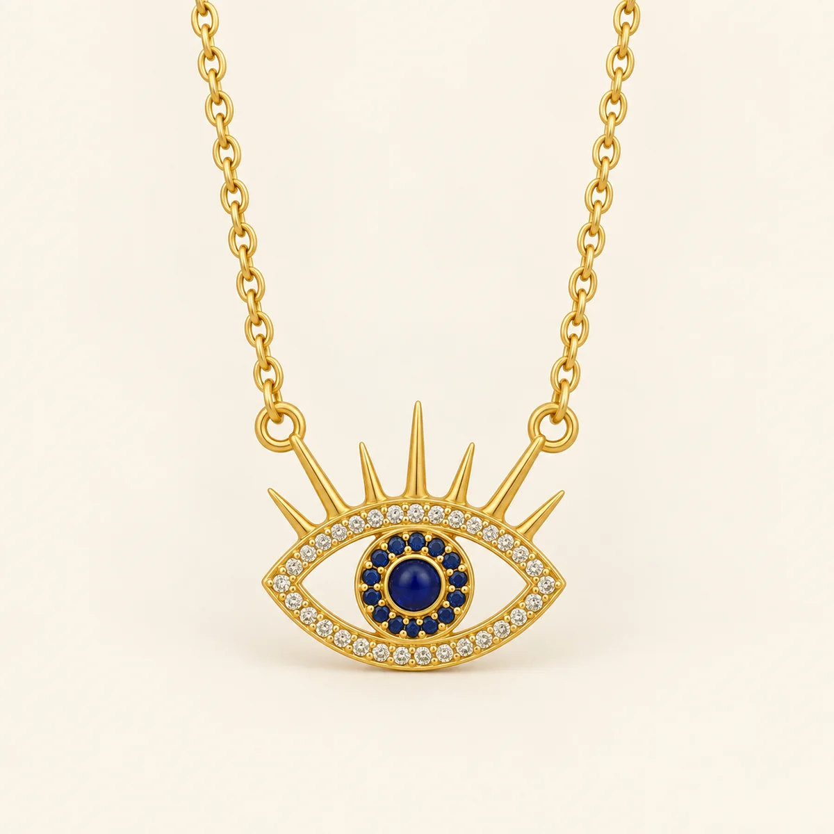 Ravi Gallery Home Evil Eye Pendant — studio photograph