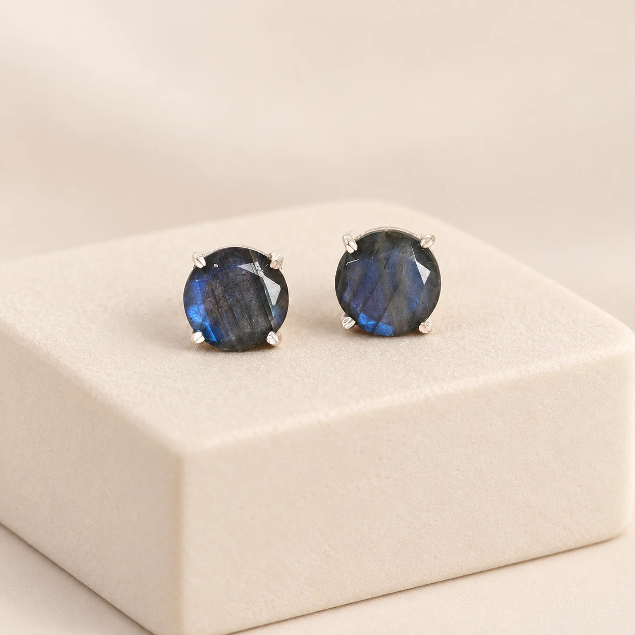 Ravi Gallery Home Labradorite Earrings — studio display