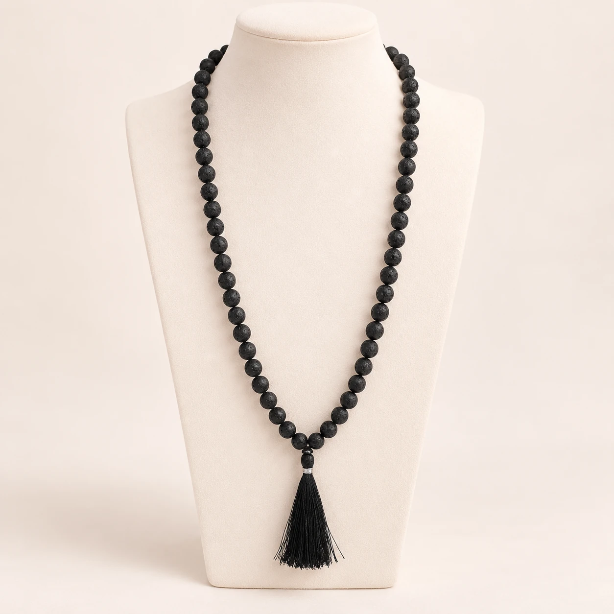 Ravi Gallery Home Black Lava Mala — studio display