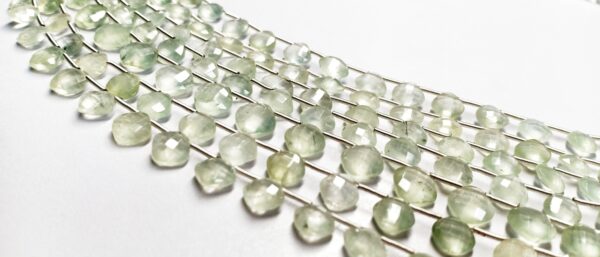 Prehnite Checker Faceted (6-7mm) - Ravi Ratnesh