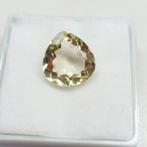 Natural Heliodore (Yellow Beryl) Heart Cut 10x10.5MM -3.20 Carat - Ravi Ratnesh