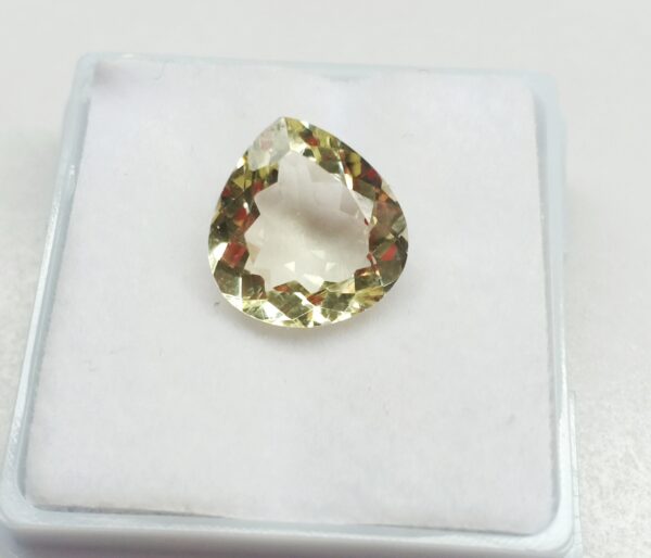 Natural Heliodore (Yellow Beryl) Heart Cut 10x10.5MM -3.20 Carat - Ravi Ratnesh