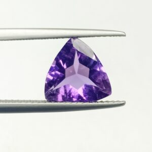 Amethyst Natural Gemstone Trillian Cut 10MM -2.40 Carat - Ravi Ratnesh