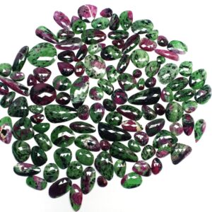 Ruby Zoisite Organic Rose Cuts - Ravi Ratnesh