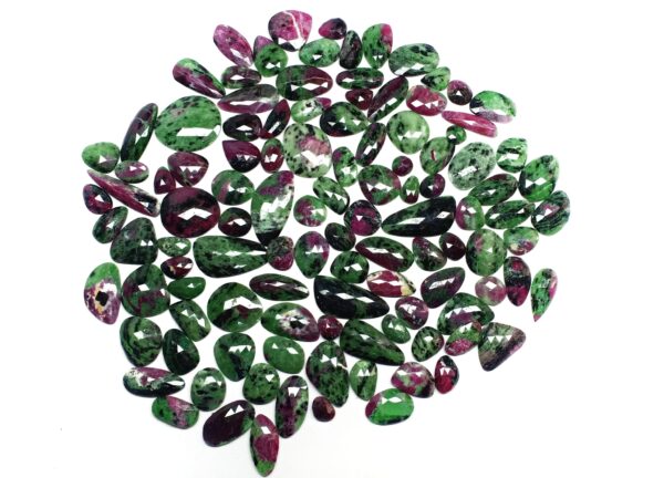 Ruby Zoisite Organic Rose Cuts - Ravi Ratnesh