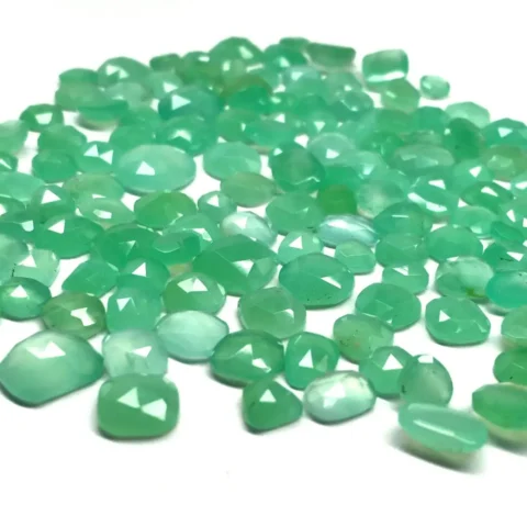 Chrysoprase Organic Rose Cut - Ravi Ratnesh