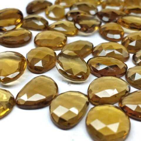 Cognac Quartz Organic Rose Cut - Ravi Ratnesh