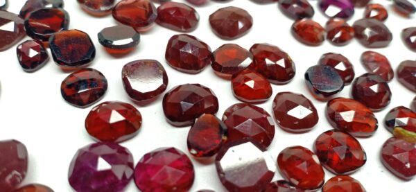 Red Garnet Organic Rose Cut - Ravi Ratnesh