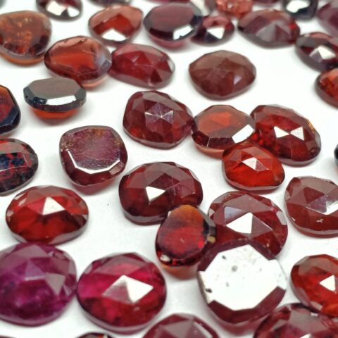 Red Garnet Organic Rose Cut - Ravi Ratnesh