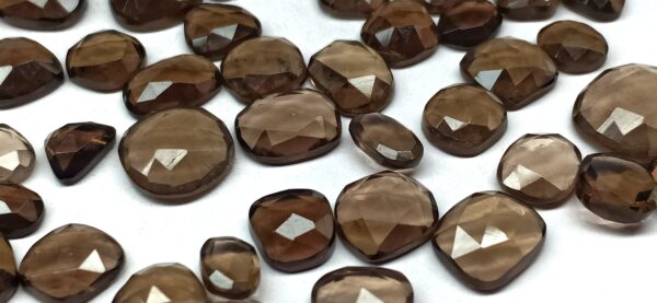 Smokey Quartz Organic Rose Cut - Ravi Ratnesh