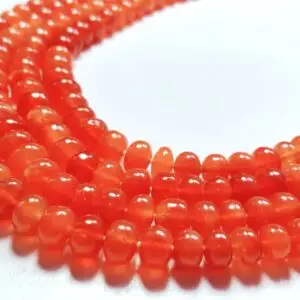 Carnelian Roundles Smooth (5-6.5mm) - Ravi Ratnesh