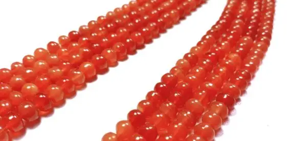 Carnelian Roundles Smooth (5-6.5mm) - Ravi Ratnesh