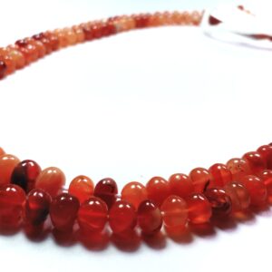 Fire Opal Roundles Smooth (5-7mm) - Ravi Ratnesh