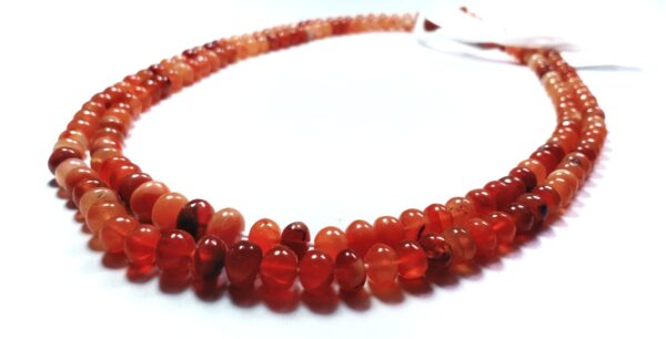 Fire Opal Roundles Smooth (5-7mm) - Ravi Ratnesh