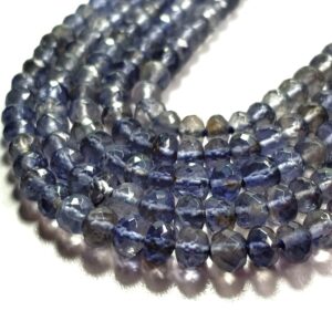 Iolite Roundles Faceted (3.5-4.5mm) - Ravi Ratnesh