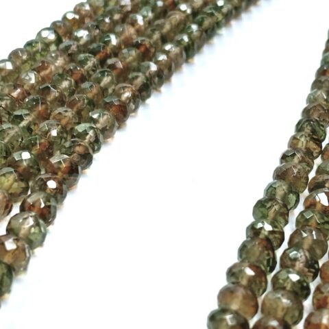 Andalusite Roundles Faceted (4-5.5mm) - Ravi Ratnesh