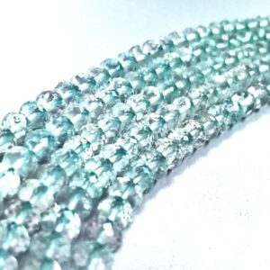 Aquamarine Roundles Faceted (4-5mm) - Ravi Ratnesh