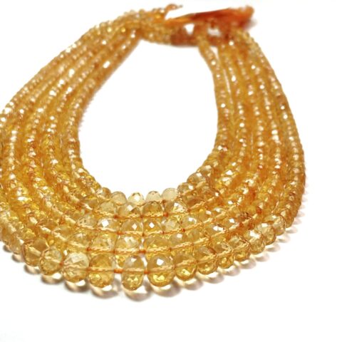 Citirne Roundles Faceted (4.5-7mm) - Ravi Ratnesh