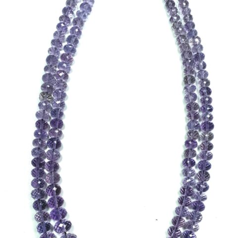 Amethyst Roundles Faceted (4.5-8.5mm) - Ravi Ratnesh