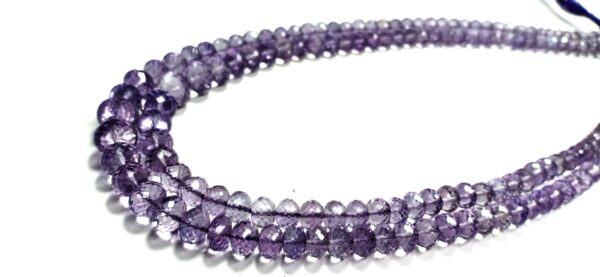 Amethyst Roundles Faceted (4.5-8.5mm) - Ravi Ratnesh