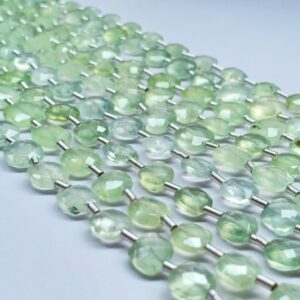 Prehnite Checker Faceted (5.5-8mm) - Ravi Ratnesh