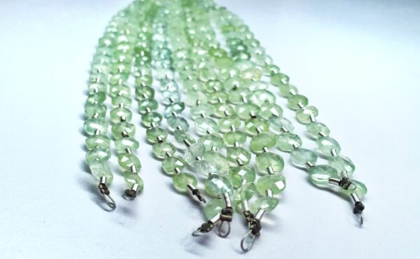 Prehnite Checker Faceted (5.5-8mm) - Ravi Ratnesh