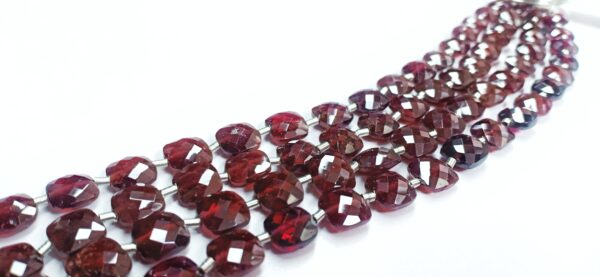 Garnet Checker Faceted (8mm) - Ravi Ratnesh