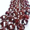 Garnet Checker Faceted (8mm) - Ravi Ratnesh