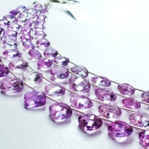 Amethyst Checker Faceted (6.5-9mm) - Ravi Ratnesh