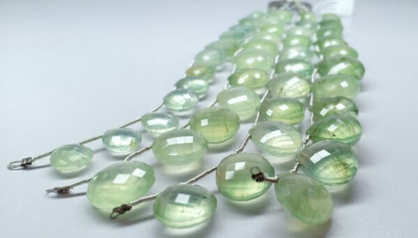 Prehnite Heart Shape Faceted (10-20mm) - Ravi Ratnesh