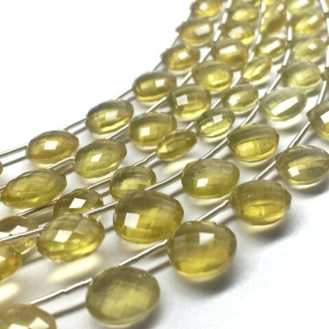 Yellow Aquamarine Heart Shape Faceted (6-10mm) - Ravi Ratnesh