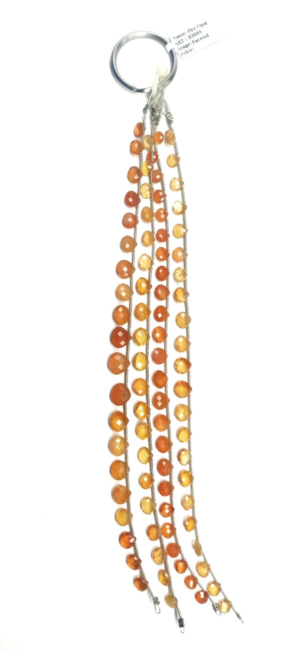 Fire Opal Heart Shape Faceted (5.5-9.5mm) - Ravi Ratnesh