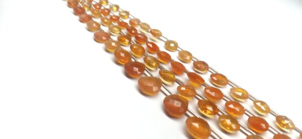 Fire Opal Heart Shape Faceted (5.5-9.5mm) - Ravi Ratnesh