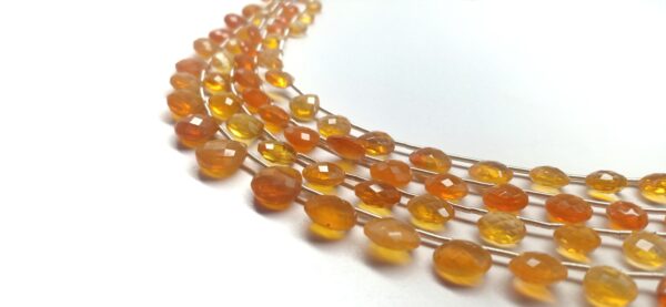 Fire Opal Heart Shape Faceted (5.5-9.5mm) - Ravi Ratnesh
