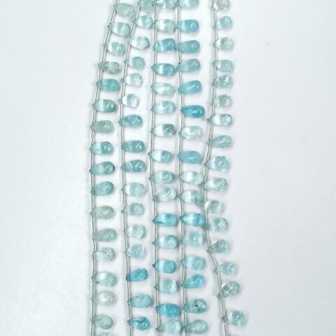 Aquamarine Drops Smooth (4.5x7.5-5x11mm) - Ravi Ratnesh
