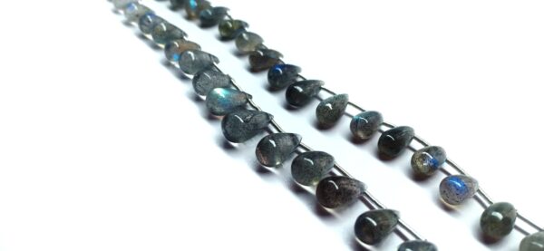 Labradorite Drops Smooth (5x6.5-7x12.5mm) - Ravi Ratnesh