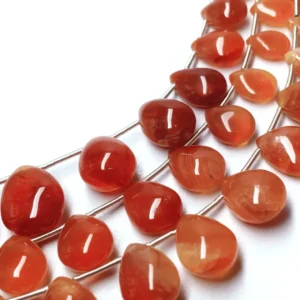 Carnelian Pear Shape Smooth (7x9-10.5x15mm) - Ravi Ratnesh