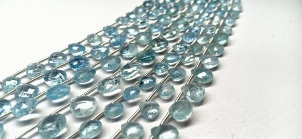 Aquamarine Heart Shape Faceted (5.5-9.5mm) - Ravi Ratnesh