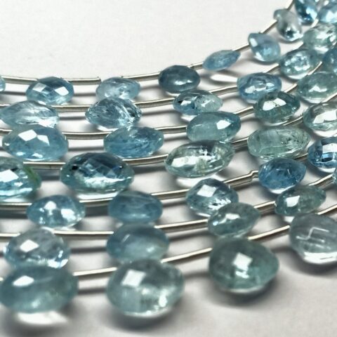 Aquamarine Heart Shape Faceted (5.5-9.5mm) - Ravi Ratnesh