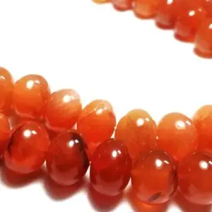 Carnelian Roundles Smooth (9.5-13mm) - Ravi Ratnesh