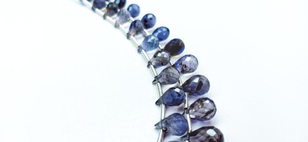 Iolite Drops Faceted (3.5x5-6.5x10mm) - Ravi Ratnesh