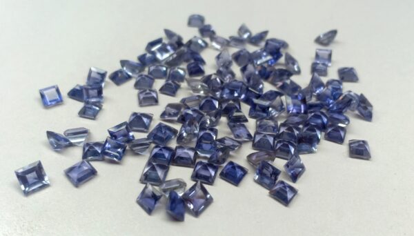 Iolite Square Cut 3.5-4MM - Ravi Ratnesh