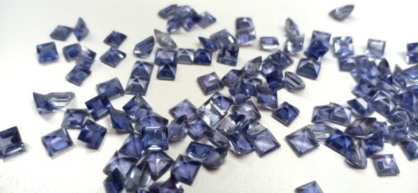 Iolite Square Cut 3.5-4MM - Ravi Ratnesh