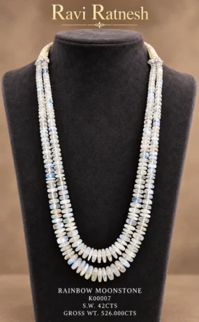 Rainbow Moonstone Necklace