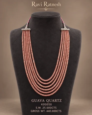 Guava Quartz Necklace