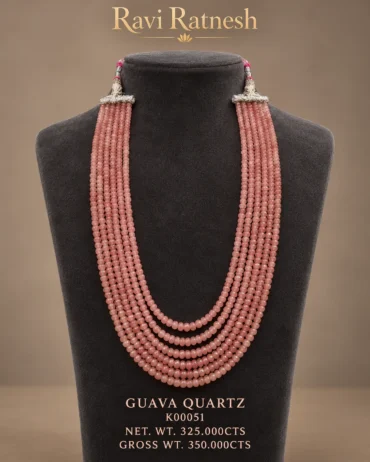 Guava Quartz Necklace
