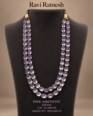 Pink Amethyst Necklace