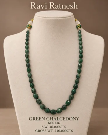 Green Chalcedony Necklace