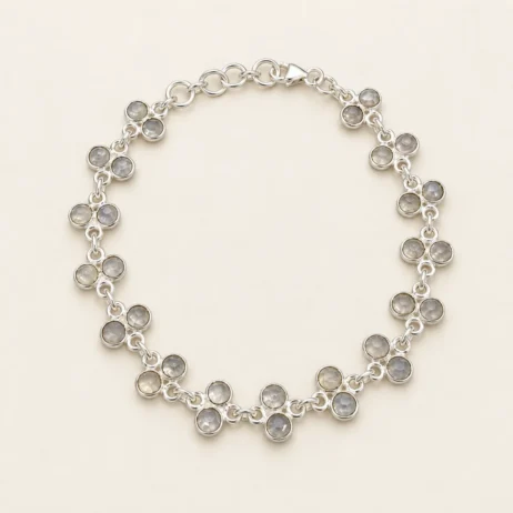 Clear Double Row Bracelet