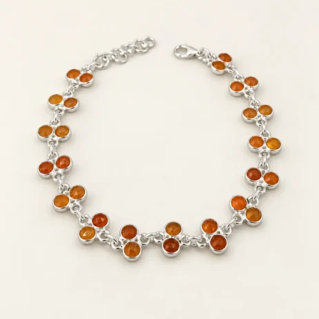 Orange Double Row Bracelet